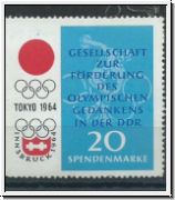 DDR Spendemarke - Innsbruck - Tokyo 1964   (5053)