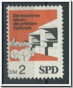 Spendenmarke -2 DM fr die SPD    (5056)
