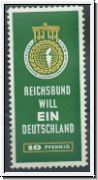 Sendemarke- Reichsbund will ein Deutschland   1957   (5058)
