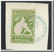 Gebhrenmarke   50 Pfennig    (5062)