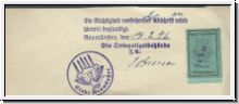 Gebhrenmarke   1 RM  Stadt Neumnster     (5078)