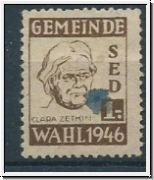 Spendenmarke SED Gemeindewahi 1946  (5081)
