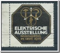 Vignette- Elektrische  Ausstellung    Nrnberg 1912  (5093)