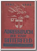 Adressbuch Der Stadt Bitterfeld 1947/1948          (2246)