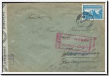Deutsche Besetzung Serbien  Mi.76 auf Brief  (2255)