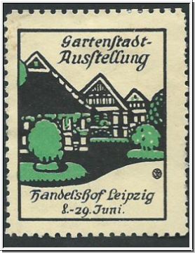 Vignette    Gartenstadt-AUSSTELLUNG  Handelshof Leipzig    (5111)