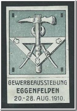 Vignetten  --Gewerbeausstellung Eggenfelden 1910    (5123)