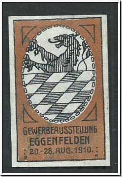 Vignetten  --Gewerbeausstellung Eggenfelden 1910    (5123)
