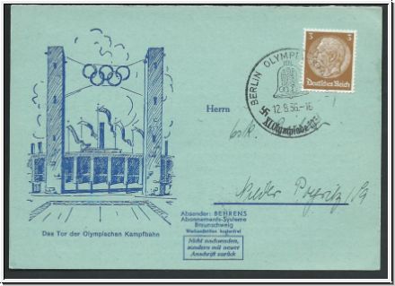 Sammler Gru von Olympiade 1936 (756)
