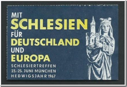 Vignette -Mit Schlesien Fr Deutschland und Europa    (5135)