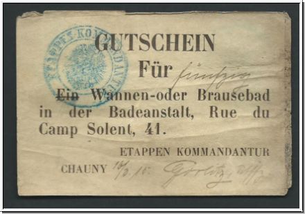 Gutschein  fr ein Wannen-oder Brausebad   (2337)