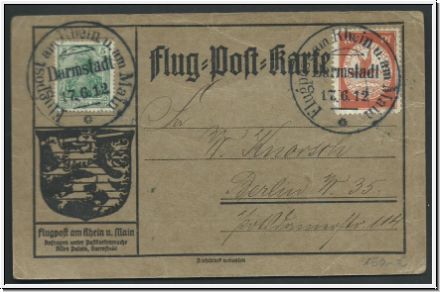 Flug-Post-Karte 1912        (2394)