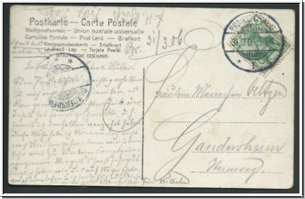 AK- Auf Schlowache zu Braunschweig 1906   (2396)