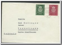 portoger. Brief in die Schweiz mit Mi. 121/122   (2242)
