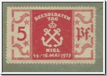 Spendenmarke  zum Seesoldatentag  1927  (5023)