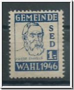 Spendenmarke SED Gemeindewahi 1946  (5025)