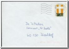 150 Jahre Deutscher Katholikentage auf Brief ungezhnt   (2031)