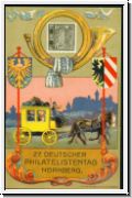 Privat Ganzsache von 1921 Postkutsche   (558)
