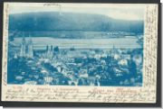 Gruss aus Marburg  Panorama v. d. Augustenruhe 1899   (1010)