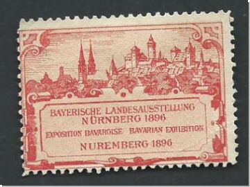Vignette--Bayerische Landesausstellung Nrnberg 1896   (5120)