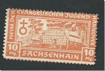 Gebhrernmarke  10 Pf.Heim der Evangelischen Jugend Hannover  (5135)