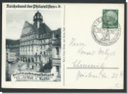 Privat Postkarte zur  Briefmarken-Ausstellung  Kassel  1937 (524)
